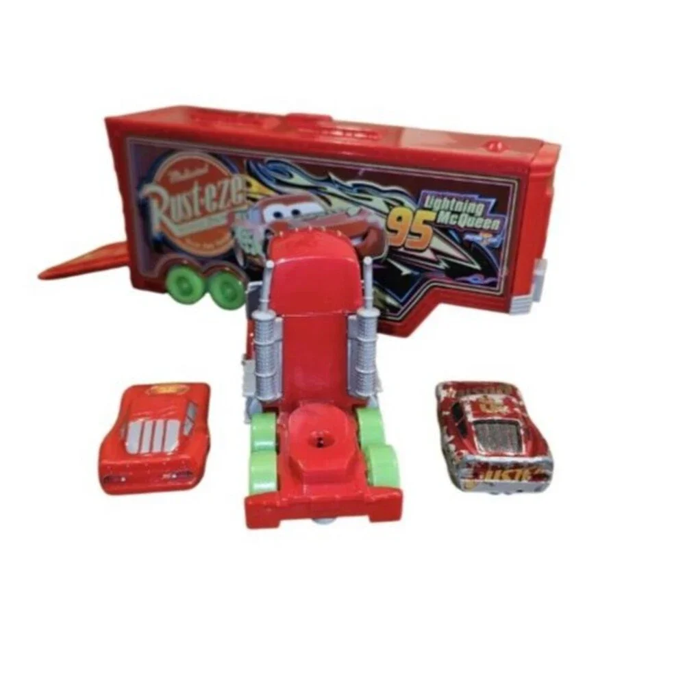 Disney Pixar Cars Mack Hauler Lightning McQueen Sally Diecast & Plastic Lot 9Pc - Picture 6 of 12